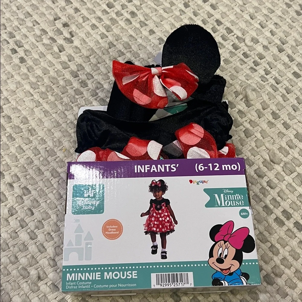 Disney Baby Minnie Mouse Infant Costume- size 6-12 months - Picture 2 of 5